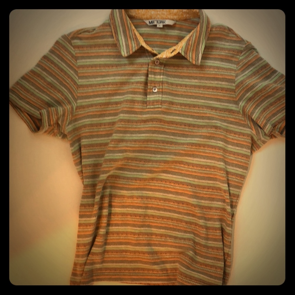 Mr. Turk Vintage Style Short Sleeve Polo Shirt